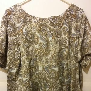 Paisley Blouse size 2X